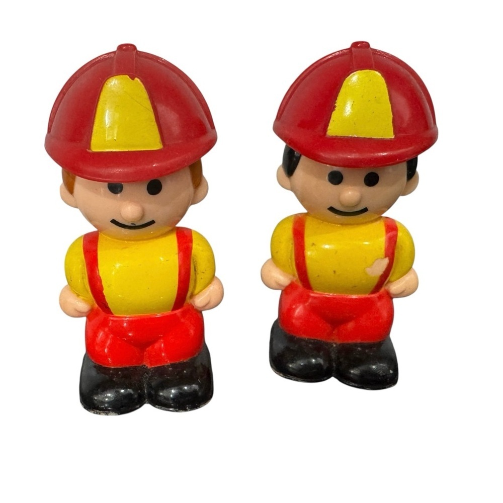 Vintage 1991 Buddy L Bitsy Buddy’s Set of Two 2.5” Fireman